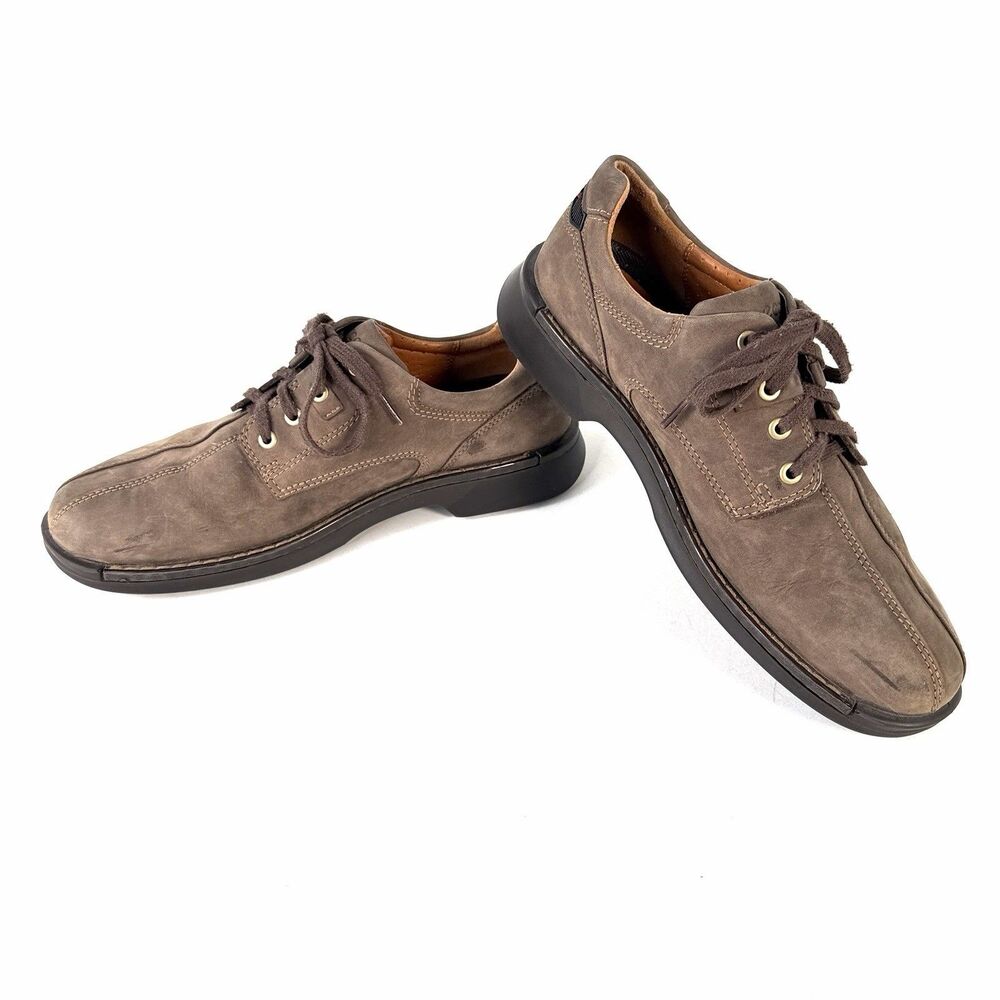 Ecco Fusion Men's 12-12.5 US / 46 EU Shoes Oxfords Bicycle Toe Brown Leather